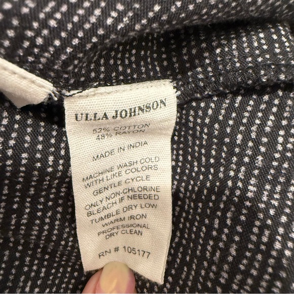 Ulla Johnson Lottie Midi Voile Dress | Lapis Blue Floral | Size 2 - Picture 13 of 16